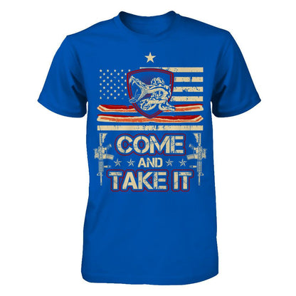Come And Take It T-shirt Next Level - Unisex Fitted Tee Royal