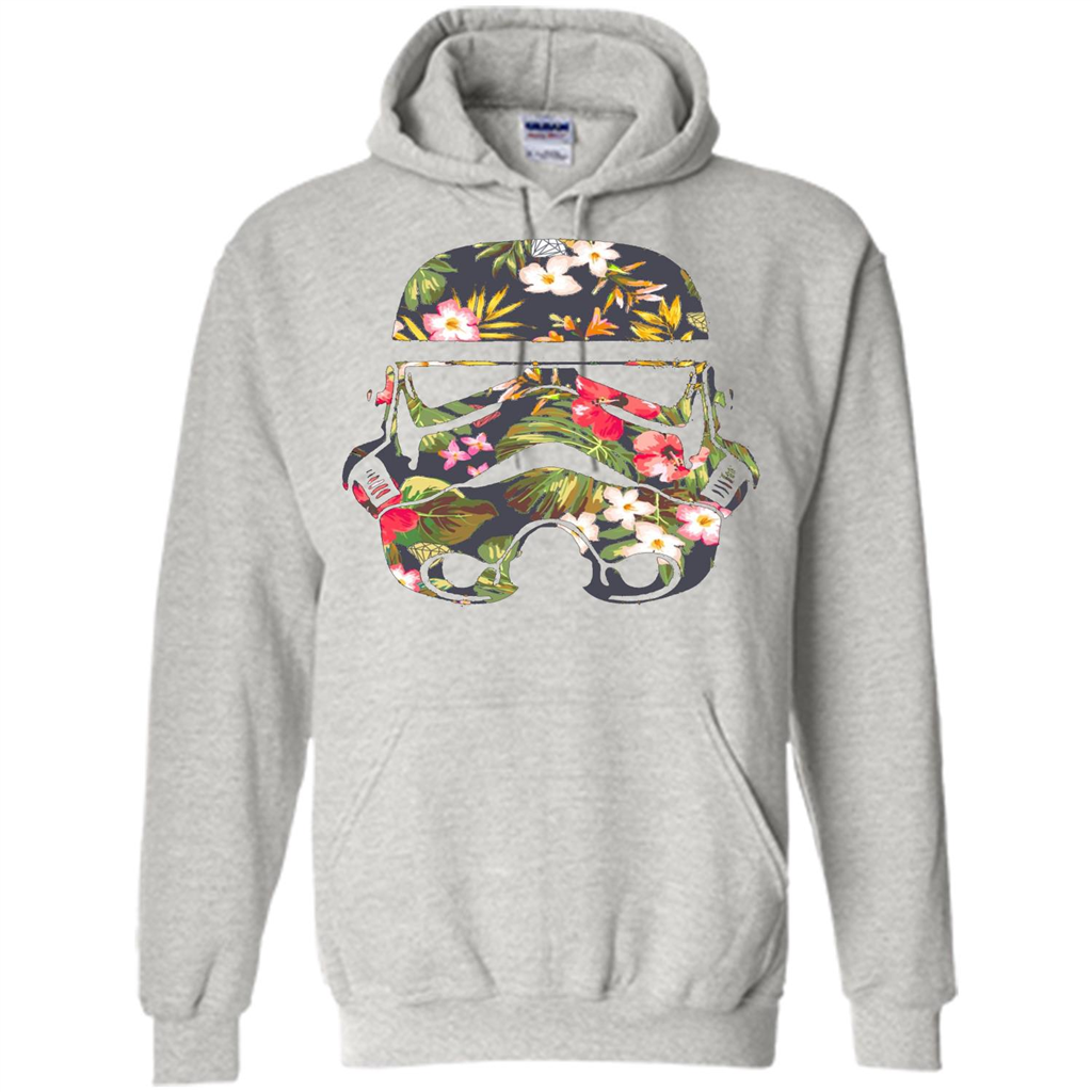 Tropical Stormtrooper Graphic T-Shirt Ash