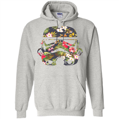 Tropical Stormtrooper Graphic T-Shirt Ash