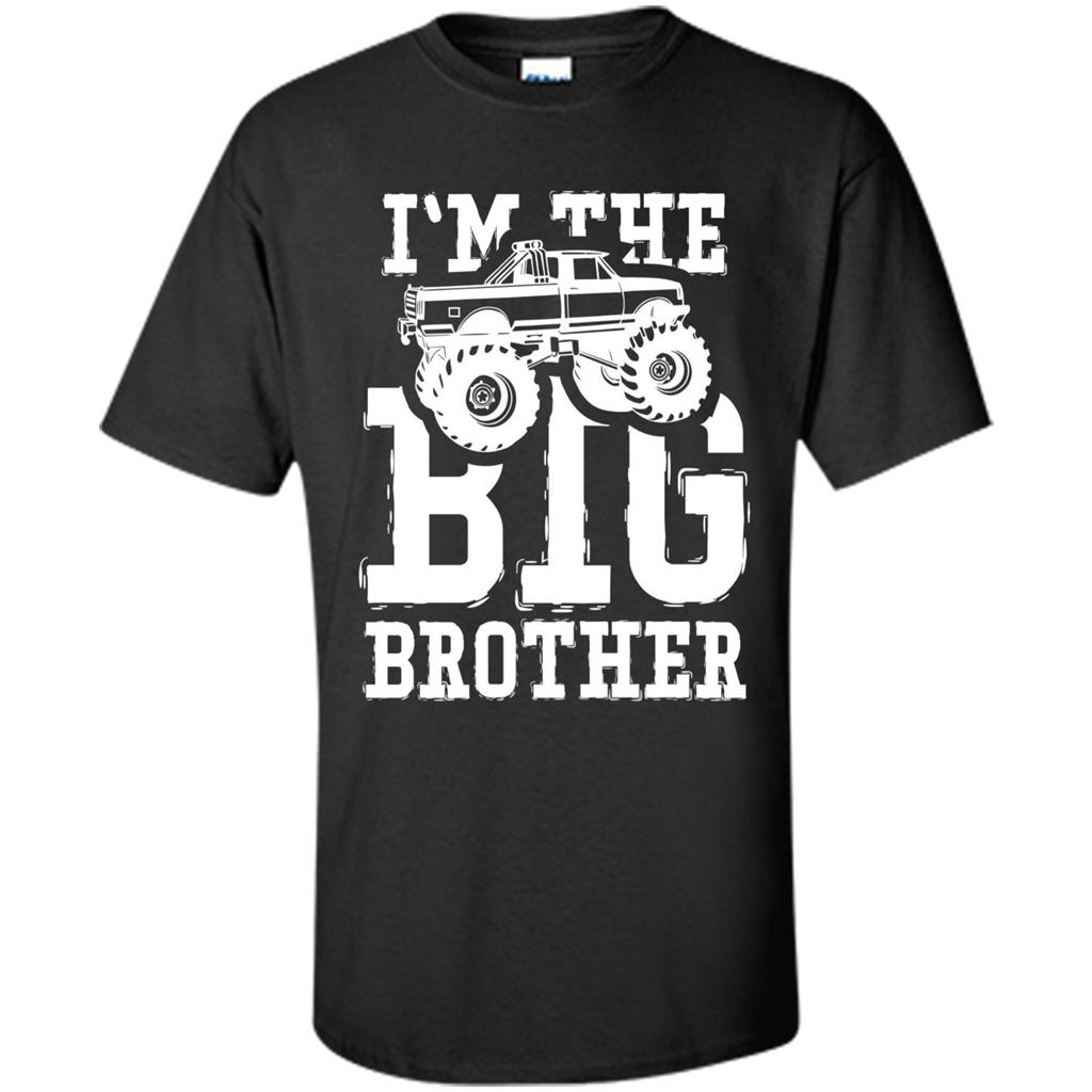 I'm The Big Brother Monster Truck T-shirt Black