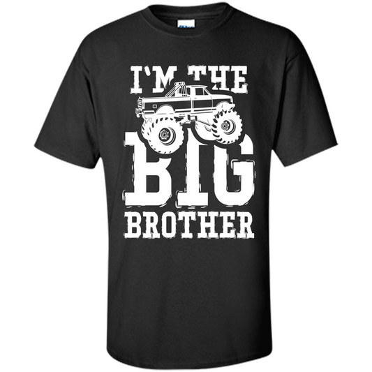 I'm The Big Brother Monster Truck T-shirt Black