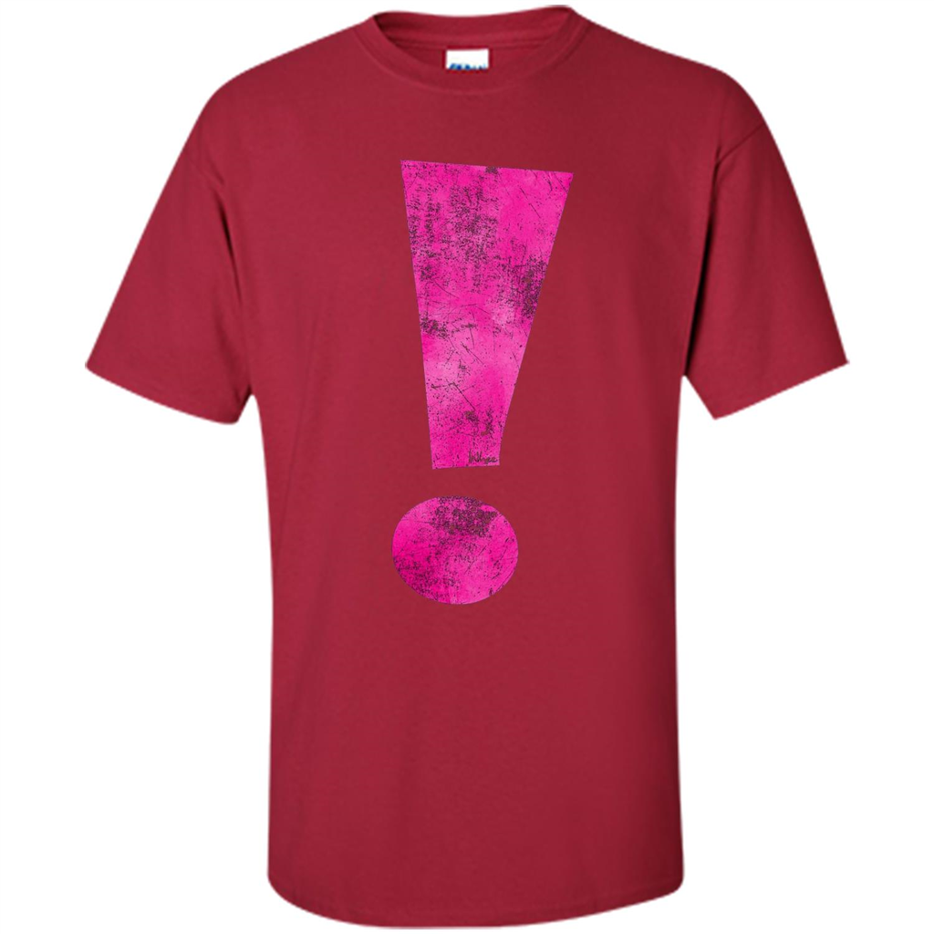 Exclamation Point Graphic T-shirt Cardinal