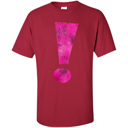 Exclamation Point Graphic T-shirt Cardinal