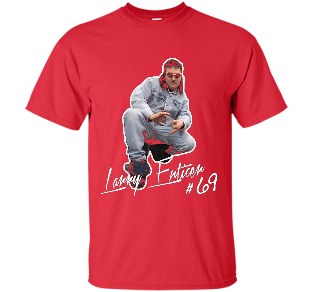 Larry Enticer T-shirt Just Gonna Send It T-shirt Red