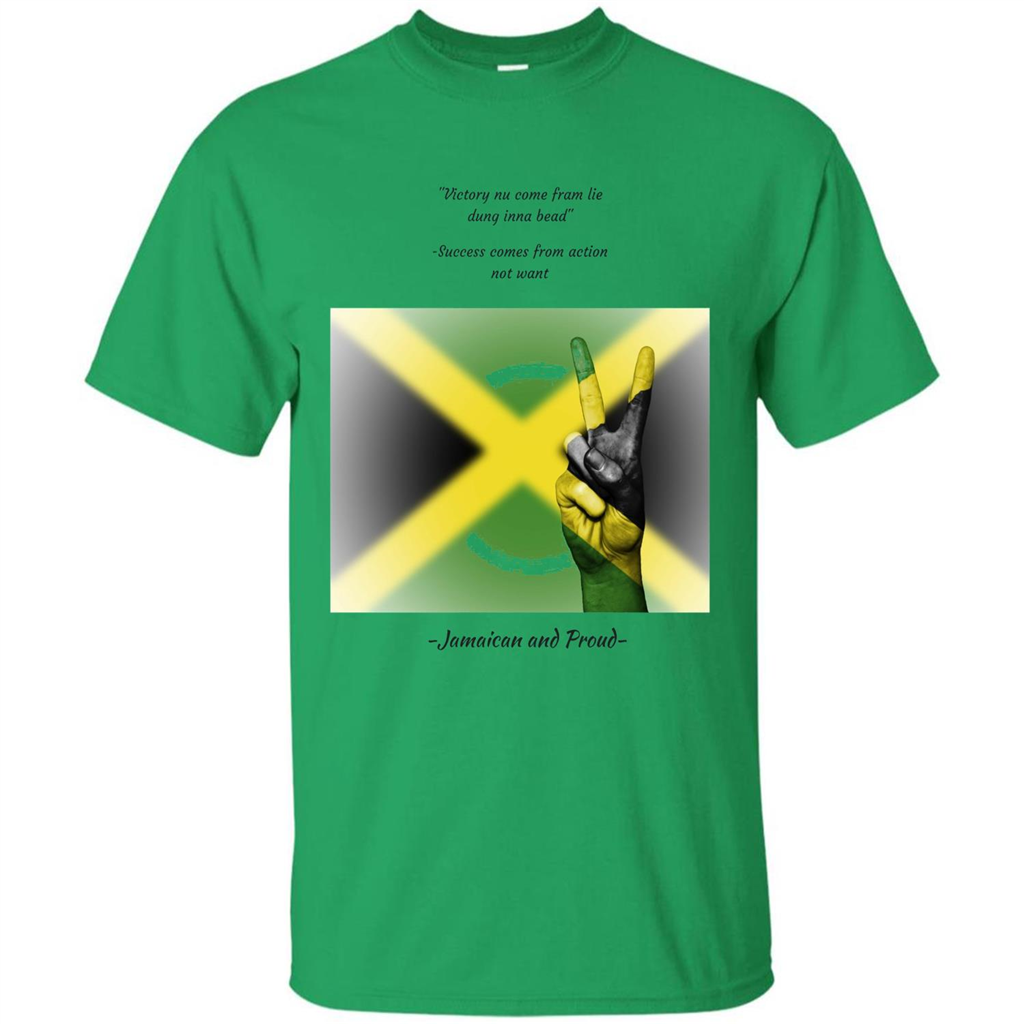 Jamaican Pride T-shirt Jamaican And Proud Irish Green