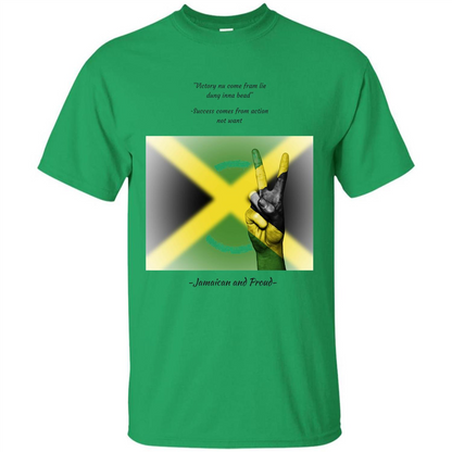 Jamaican Pride T-shirt Jamaican And Proud Irish Green