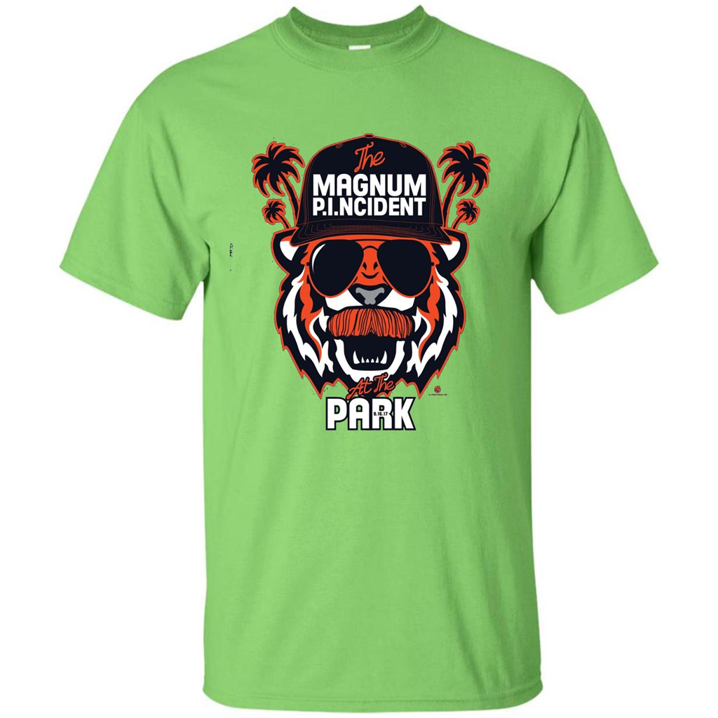The Magnum P.I.NCIDENT At The Park T-shirt Lime
