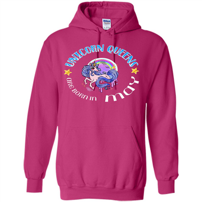 May Unicorn T-shirt Unicorn Queens Are Born May Heliconia