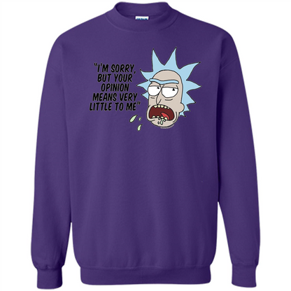 TV Series T-shrit I'm Sorry but Your Opinion Means Very Little To Me T-shirt Purple