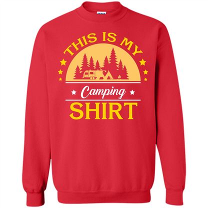 Camping T-shirt This Is My Camping Shirt T-shirt Red