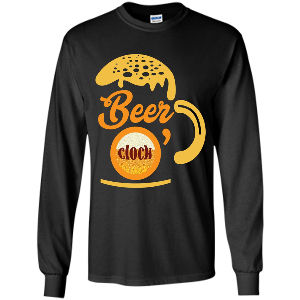 Beer T-shirt Beer O’clock Black