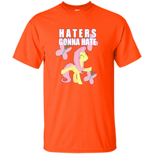 Haters Gonna Hate T-shirt Fluttershy And Butterflies