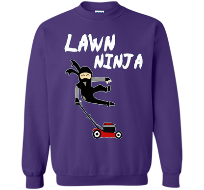 Lawn Ninja T-Shirt shirt Purple