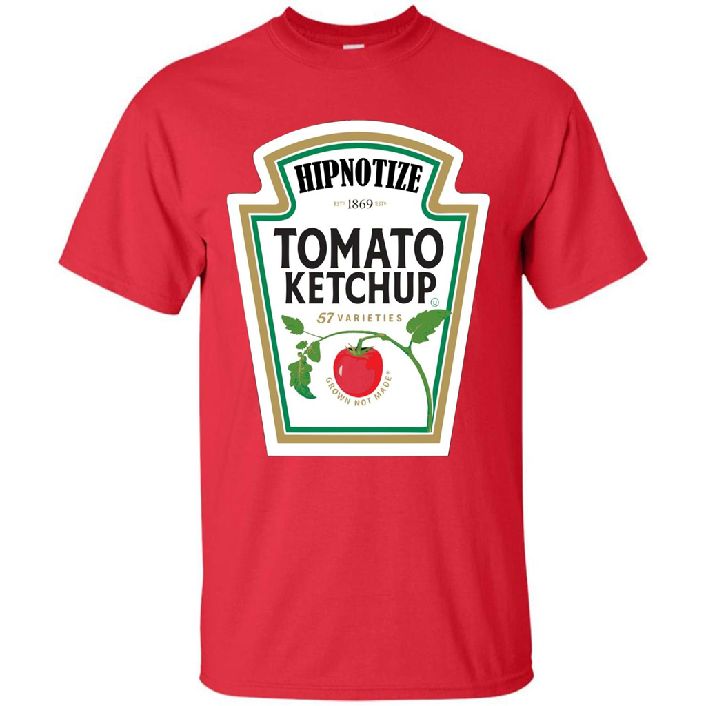 Ketchup Condiment Costume T-shirt Tomato Ketchup 57 Varieties Grown Not Made Red
