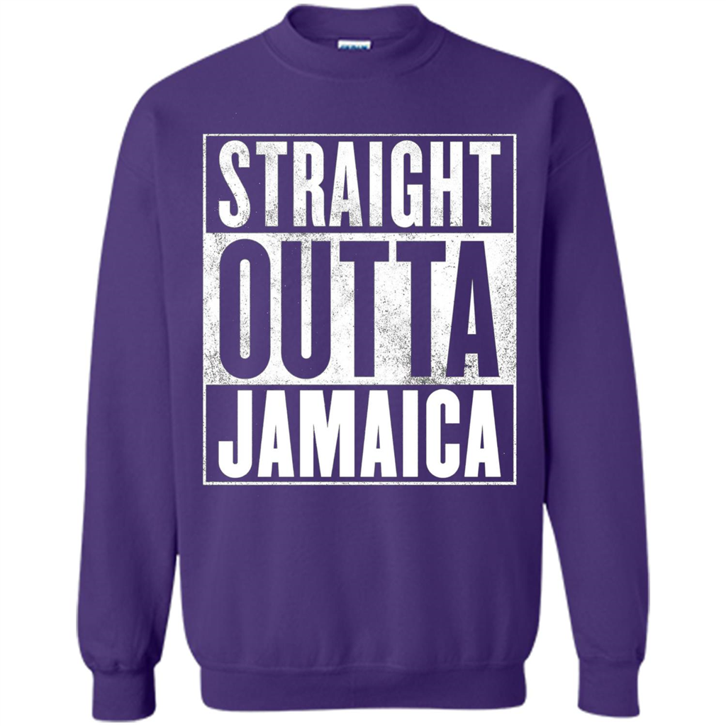 Jamaica T-Shirt - Straight Outta Jamaica T-shirt Purple