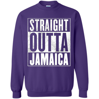 Jamaica T-Shirt - Straight Outta Jamaica T-shirt Purple