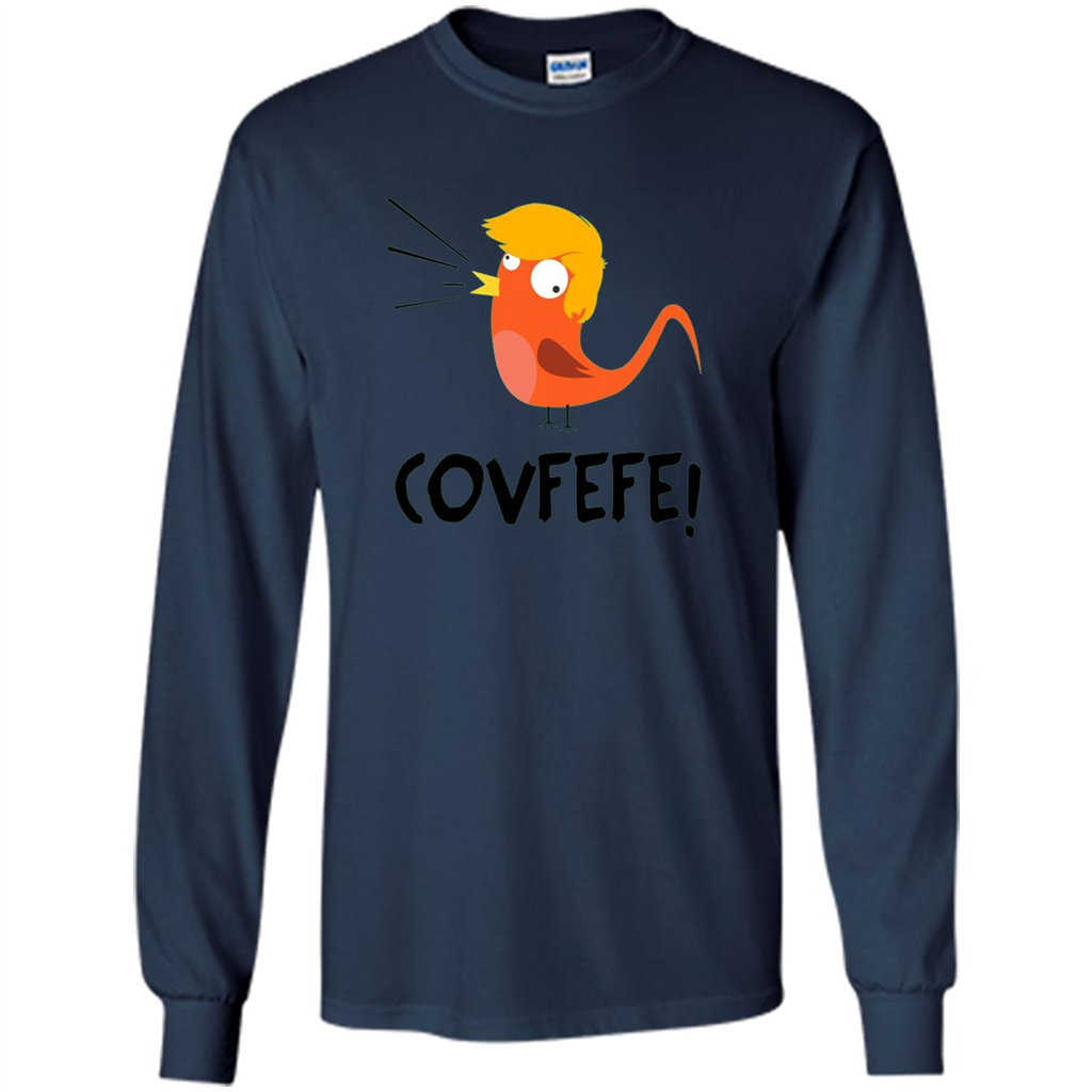 Covfefe Bird T-shirt Funny Political T-shirt Navy