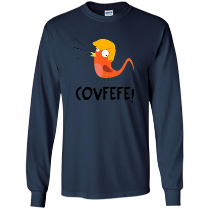 Covfefe Bird T-shirt Funny Political T-shirt Navy