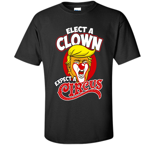 Elect a Clown Anti Trump Robert Mueller Impeachment T-shirt Black S