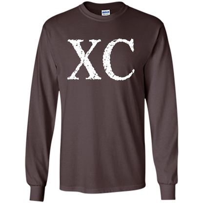 Roman Numeral 90 XC T-shirt Dark Chocolate
