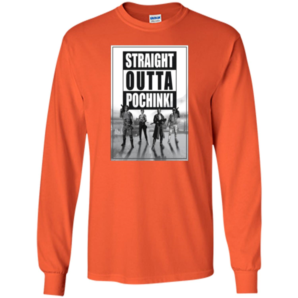 Straight Outta Pochinki T-shirt Orange