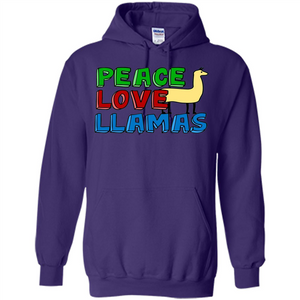 Peace Love Llamas T-shirt