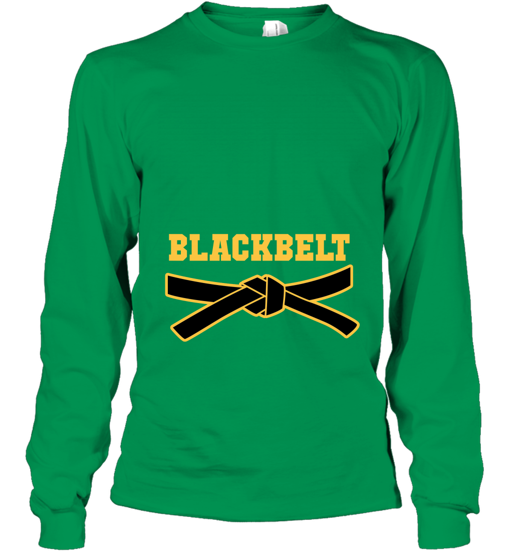 Black Belt Shirt Long Sleeve T-Shirt Long Sleeve T-Shirt Irish Green