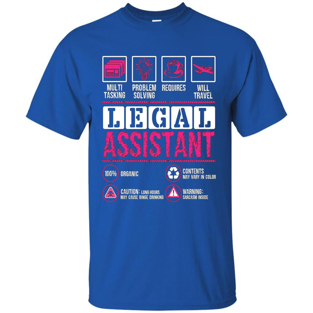 Legal Assistant T-shirt Funny Legal Assistant T-shirt Royal