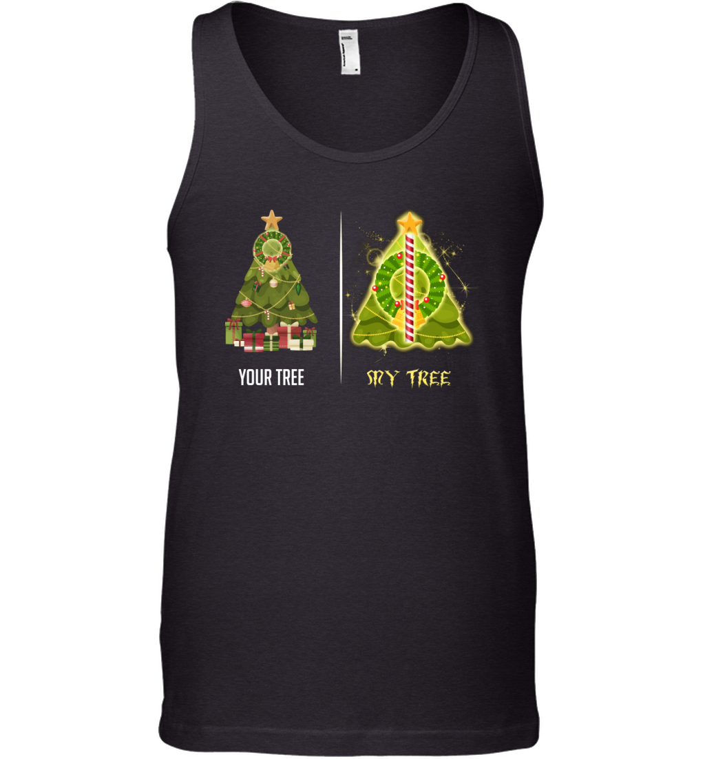 Harry Potter Christmas Tree Tank Top Tank Top Black