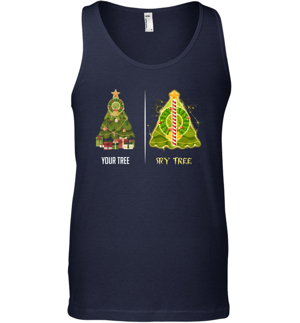 Harry Potter Christmas Tree Tank Top Tank Top Navy