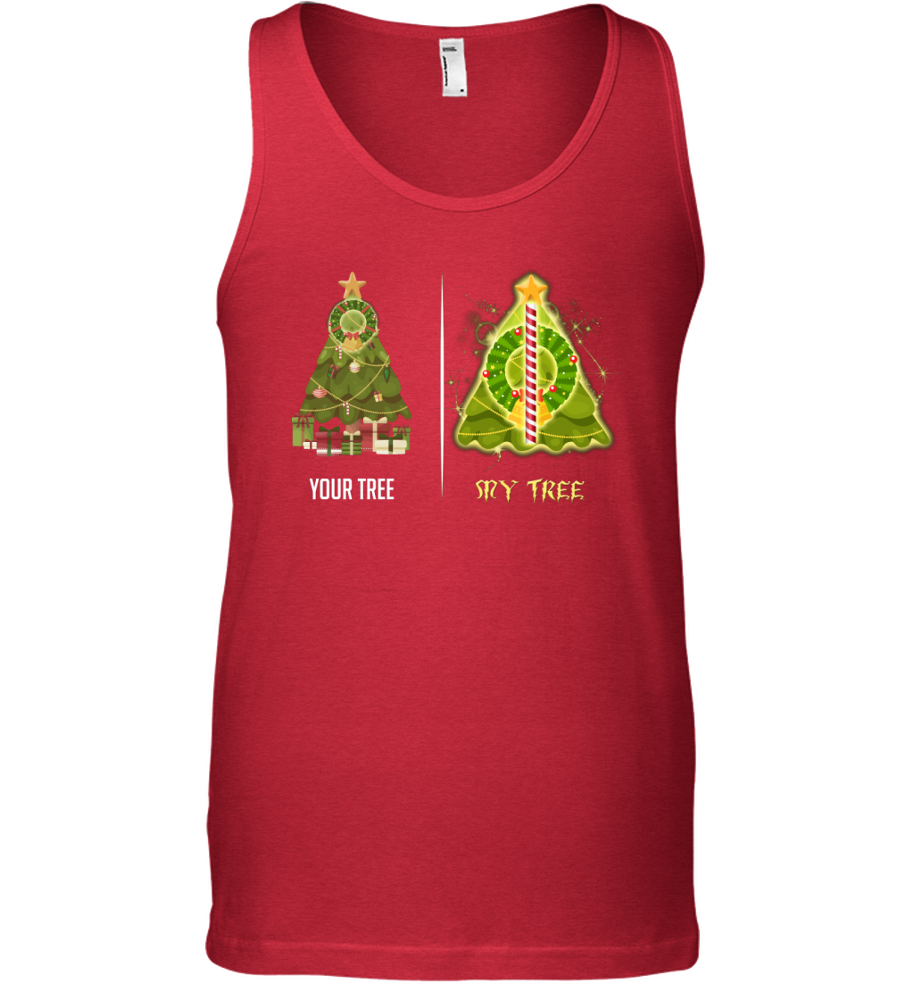 Harry Potter Christmas Tree Tank Top Tank Top Red
