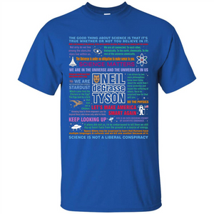 Neil deGrasse Tyson NDT Quotes T-Shirt Let's Make America Smart Again T-shirt