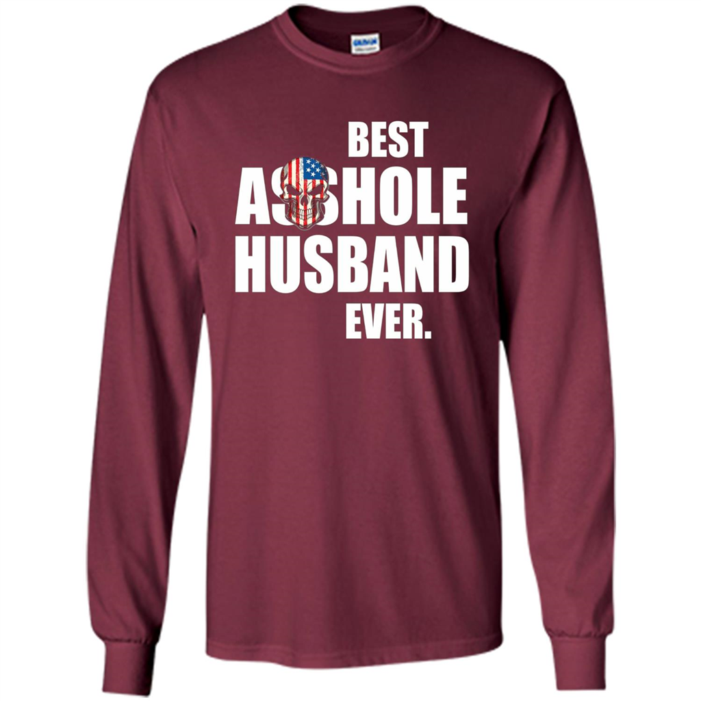 Best Asshole Husband Ever T-shirt Maroon