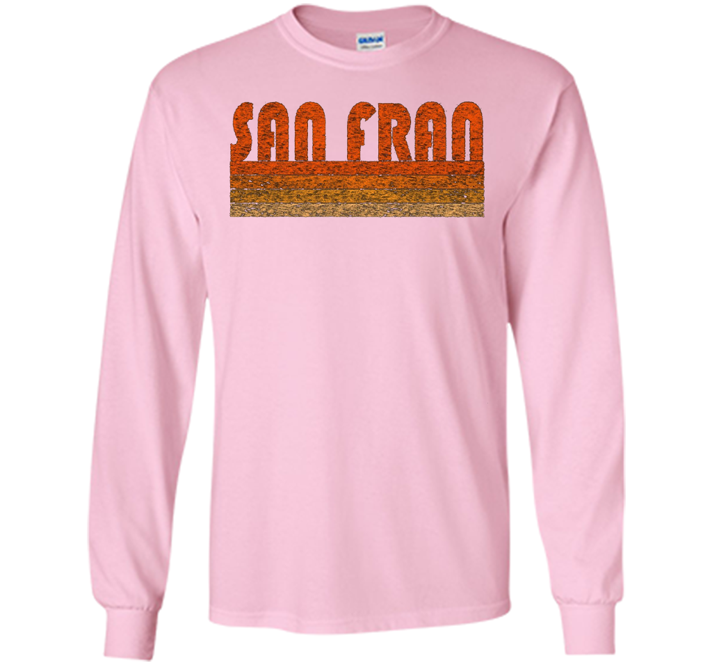Vintage Retro San Francisco T-Shirt cool shirt Light Pink