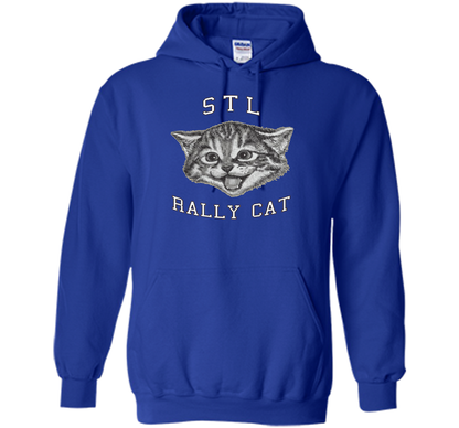 Cat Lover T-shirt Saint Louis Rally Cat T-shirt Royal