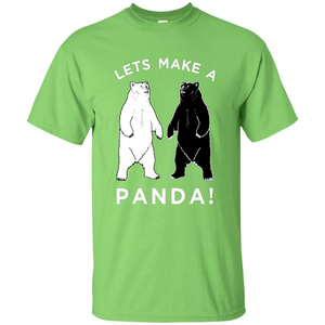 Funny Panda T-shirt Lets Make A Panda T-Shirt