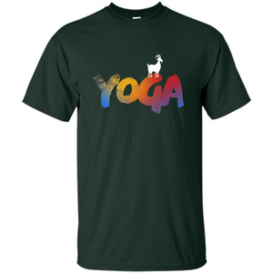 Love Goat Yoga T-shirt Yoga T-shirt