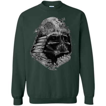 Movie T-shirt Darth Vader Build The Empire Graphic T-shirt Forest Green