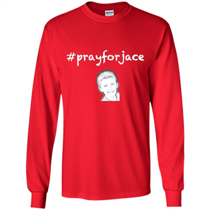 Pray for Jace T-shirt Red