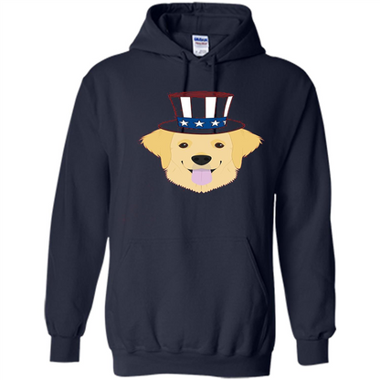 Dog Lover T-shirt The 4th of July Navy