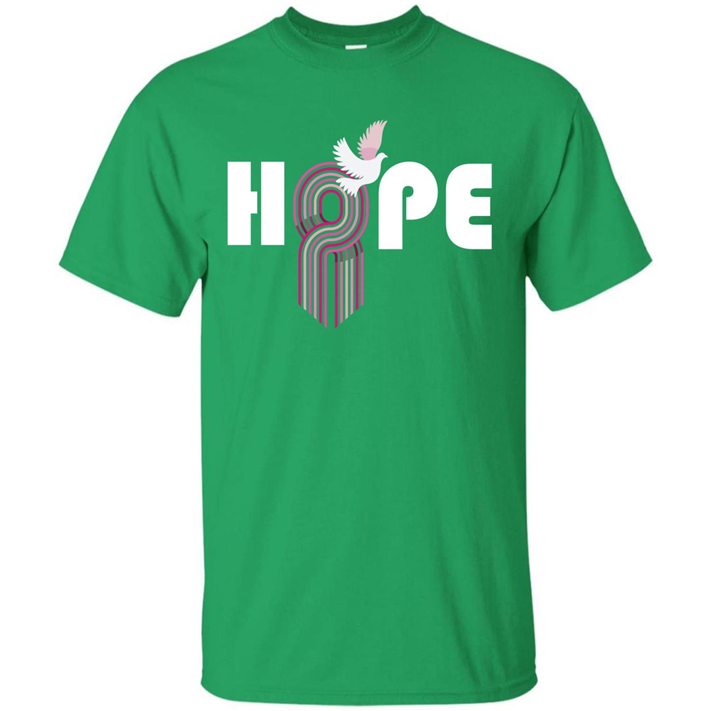 Cancer Awareness T-shirt Hope Irish Green