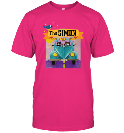 The Simon Family ( Customized Name ) T-Shirt T-Shirt Heliconia