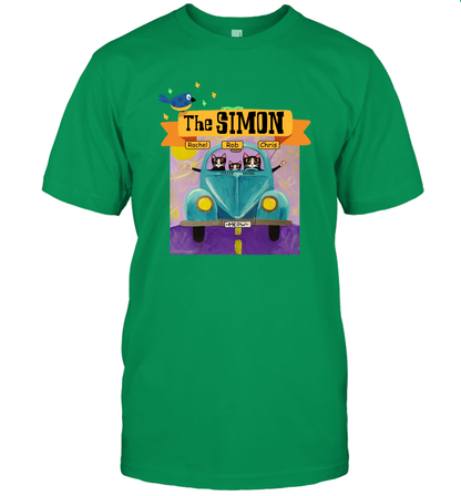 The Simon Family ( Customized Name ) T-Shirt T-Shirt Irish Green