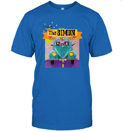 The Simon Family ( Customized Name ) T-Shirt T-Shirt Royal