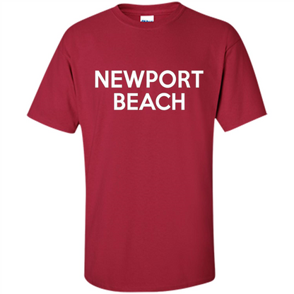 Newport Beach - California T-shirt Cardinal
