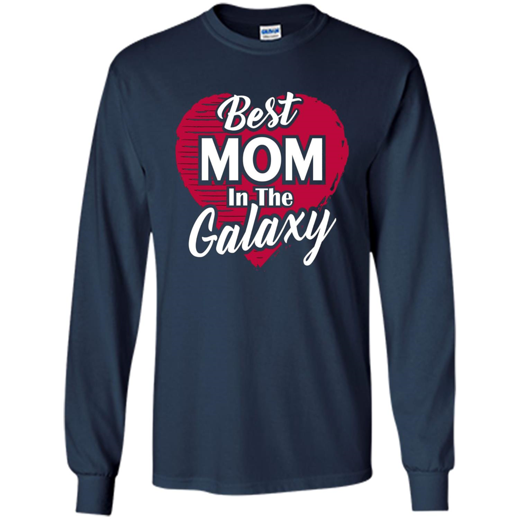 Mothers Day T-shirt Best Mom In The Galaxy Navy