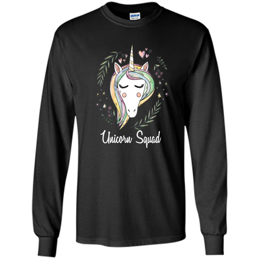 Unicorn Squad Funny T-shirt Cute Unicorn Black