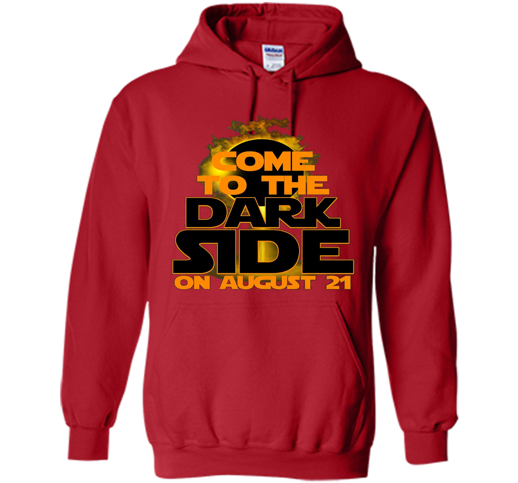 Come To The Dark Side On August 21 T-Shirt shirt Red