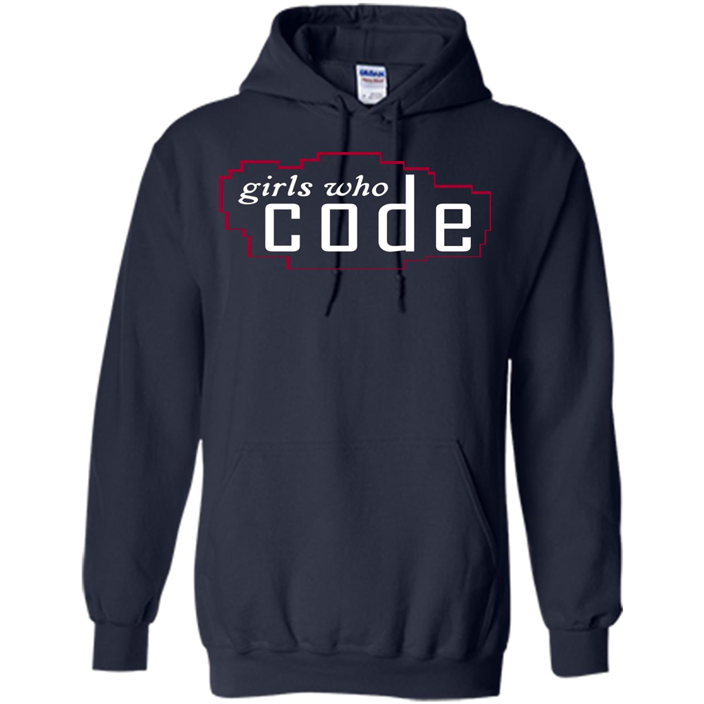 Coder T-shirt Girls Who Code T-shirt Navy