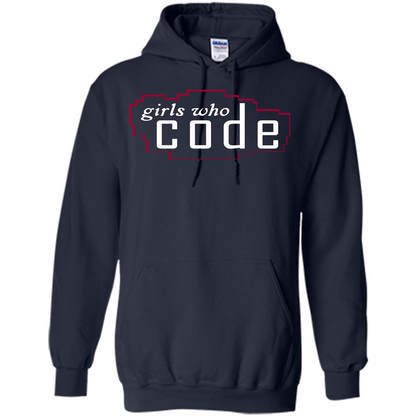 Coder T-shirt Girls Who Code T-shirt Navy